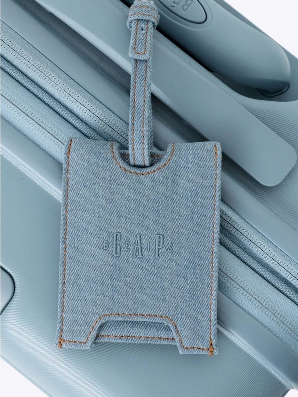 Gap x BÉIS The Passport & Luggage Tag Set in Denim Blue - Picture 4 of 8